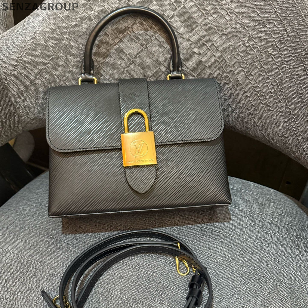 Louis Vuitton Locky BB Black Epi Leather Gold Lock Shoulder Bag