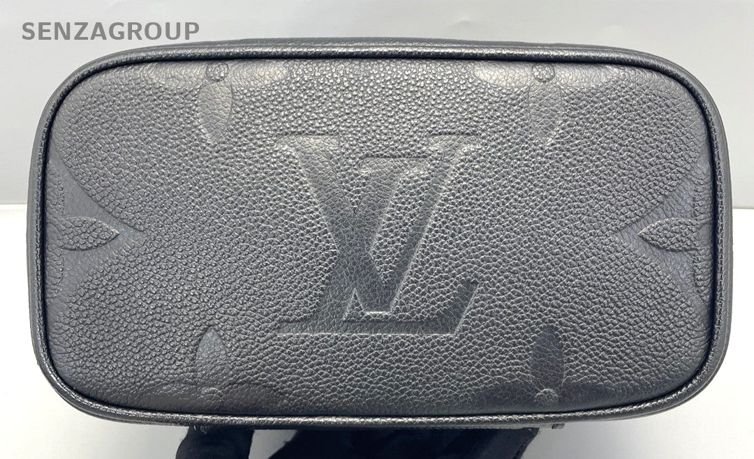 Louis Vuitton Vanity Make up Box Monogram Empreinte 2way Crossbody Black