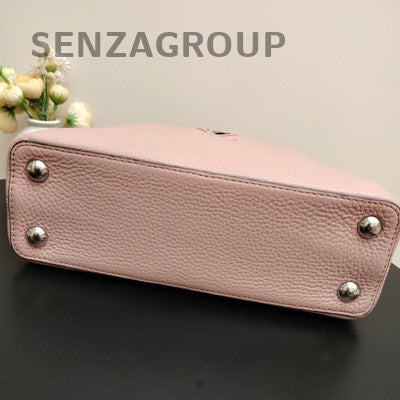 Louis Vuitton Capucines BB Pink Silver Handbag Shoulder Bag Classic Women