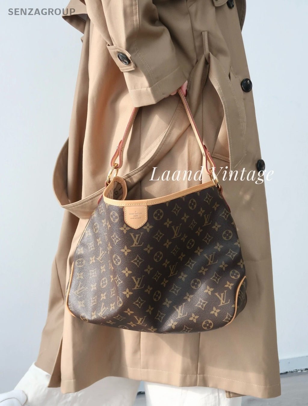 Louis Vuitton Vintage Delightful HoboMonogram Shoulder bag Brown Women Classic
