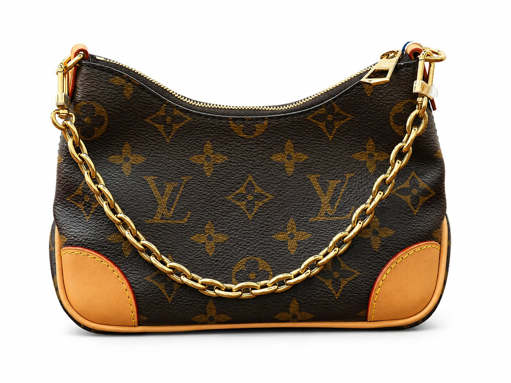 Louis Vuitton Nano Boulogne Monogram Canvas Chain Shoulder Bag Almost Brand NEW