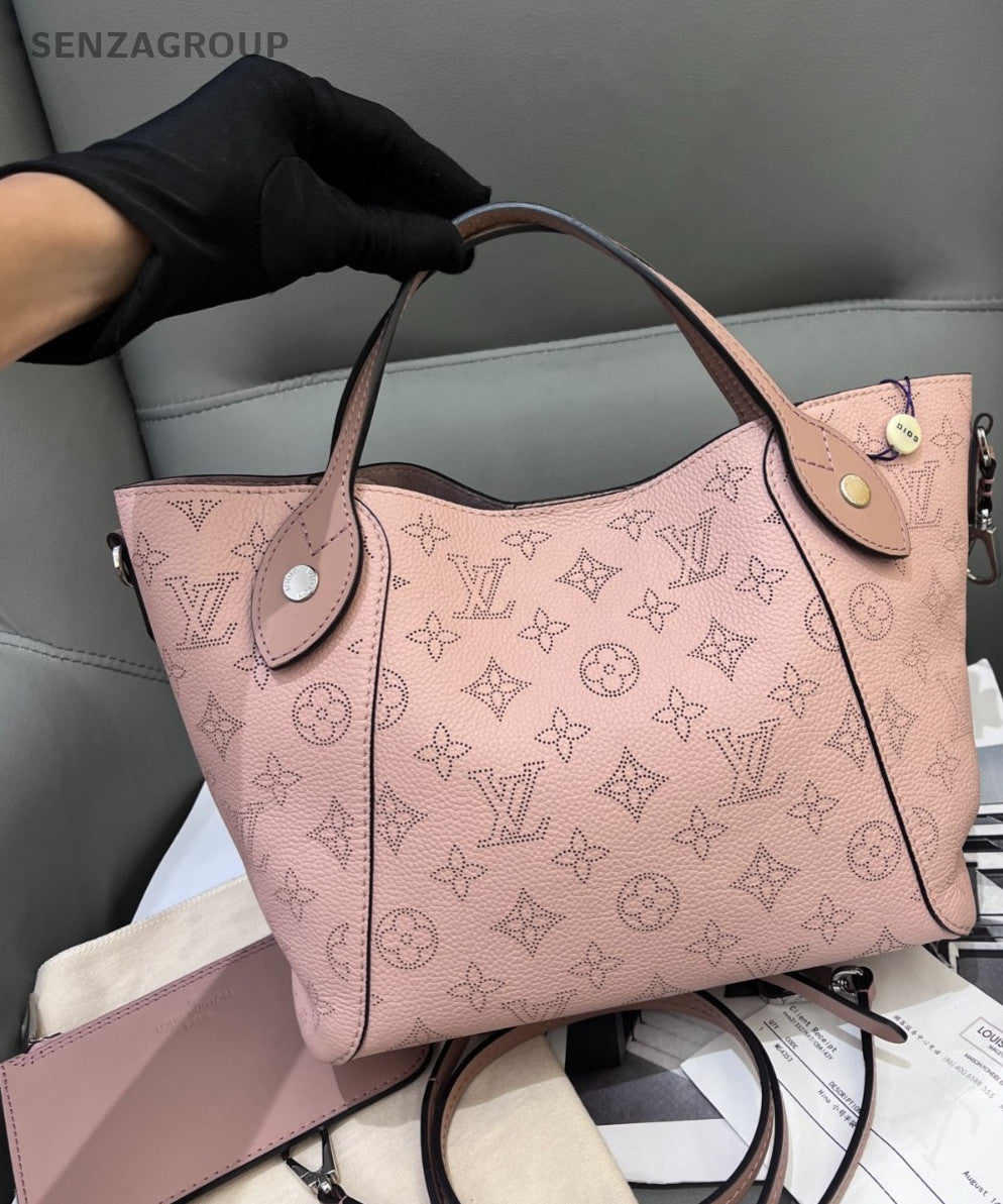 Louis Vuitton Hina Monogram Top Handle 2way Shoulder Handbag Pink Women