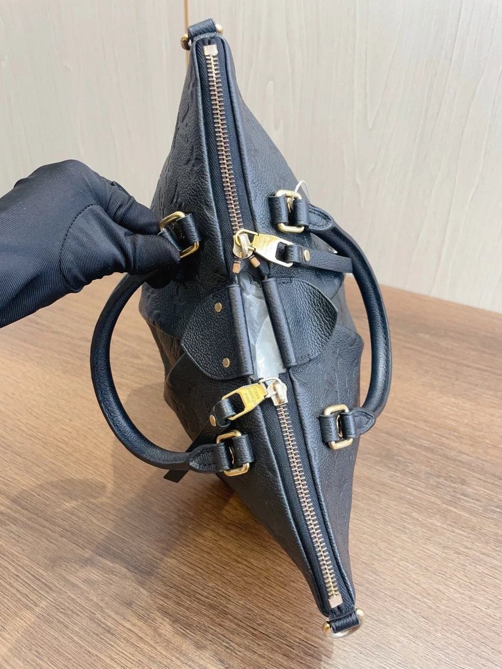 Louis Vuitton Mazarine Monogram Calfskin Top Handle Bag Crossbody Bag Women