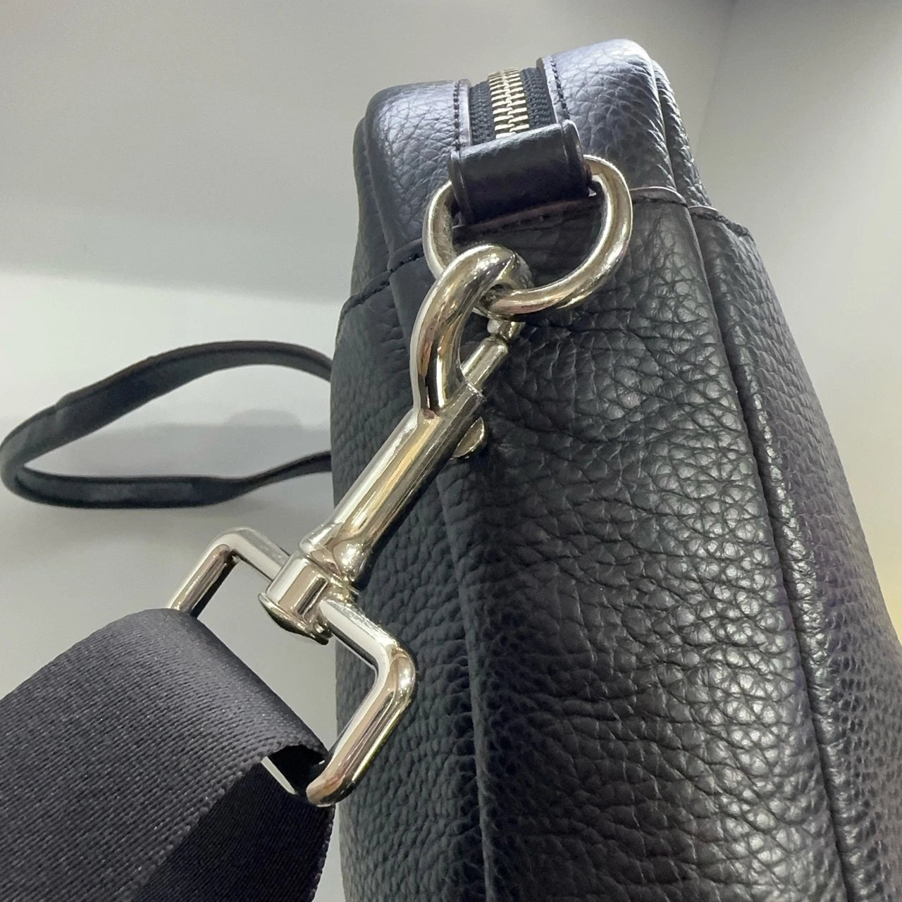 Coach Leather Large Zipper Laptop Briefcase Shoulder Crossbody