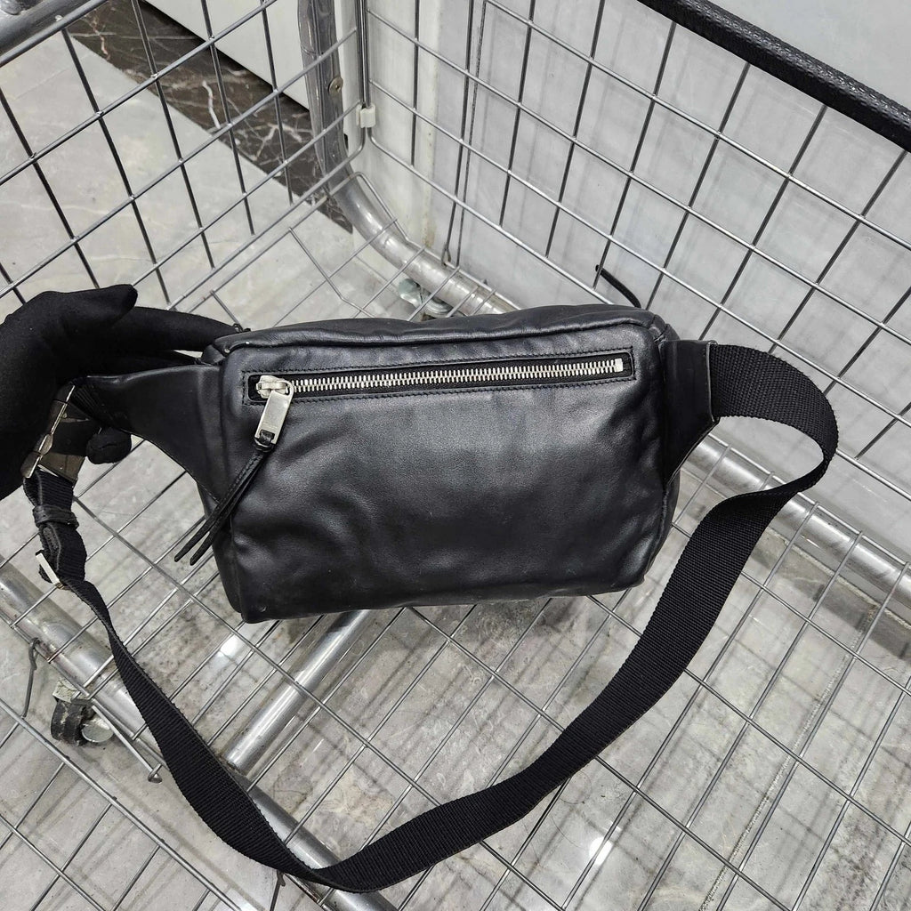 YSL Black Shoulder Waist Chest Bag For Women