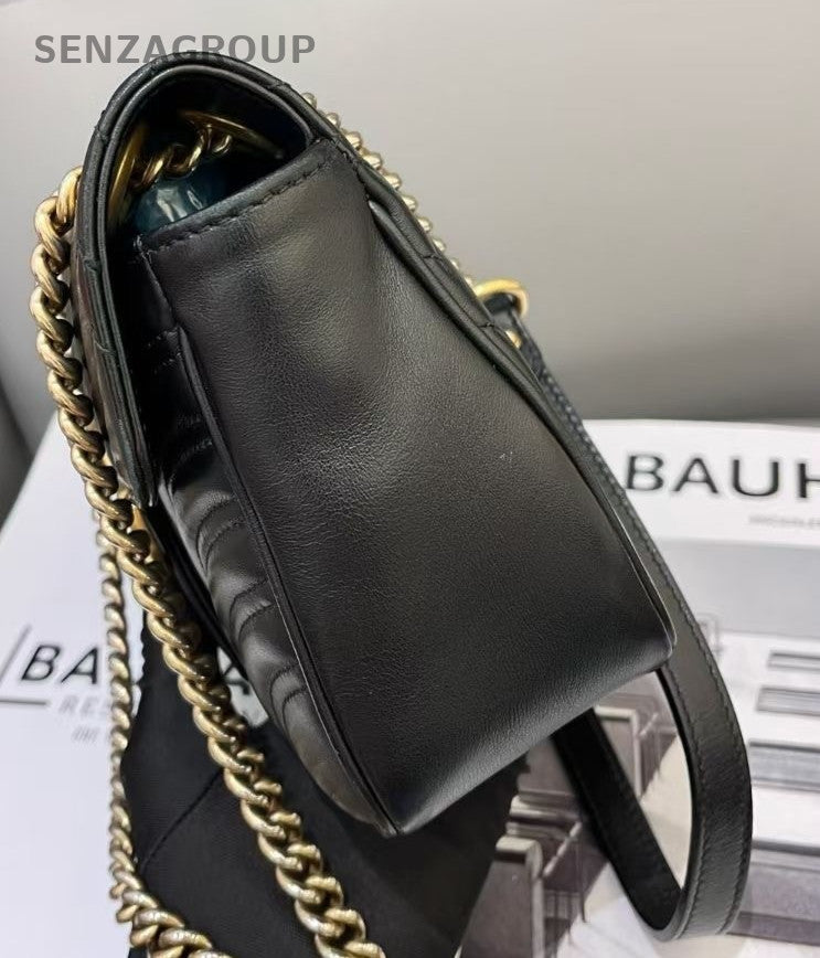 Gucci Marmont26 Shoulder Crossbody Bag Women Balck