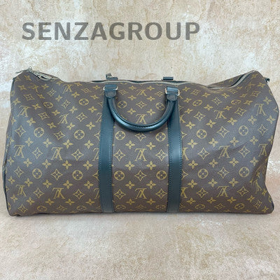 Louis Vuitton Monogram Keepall 55 Travel Bag - Unisex Shoulder Carry