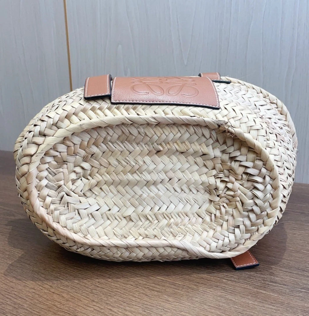 Loewe Basket Tote Top Handle Bag Shoulder Bag Excellent