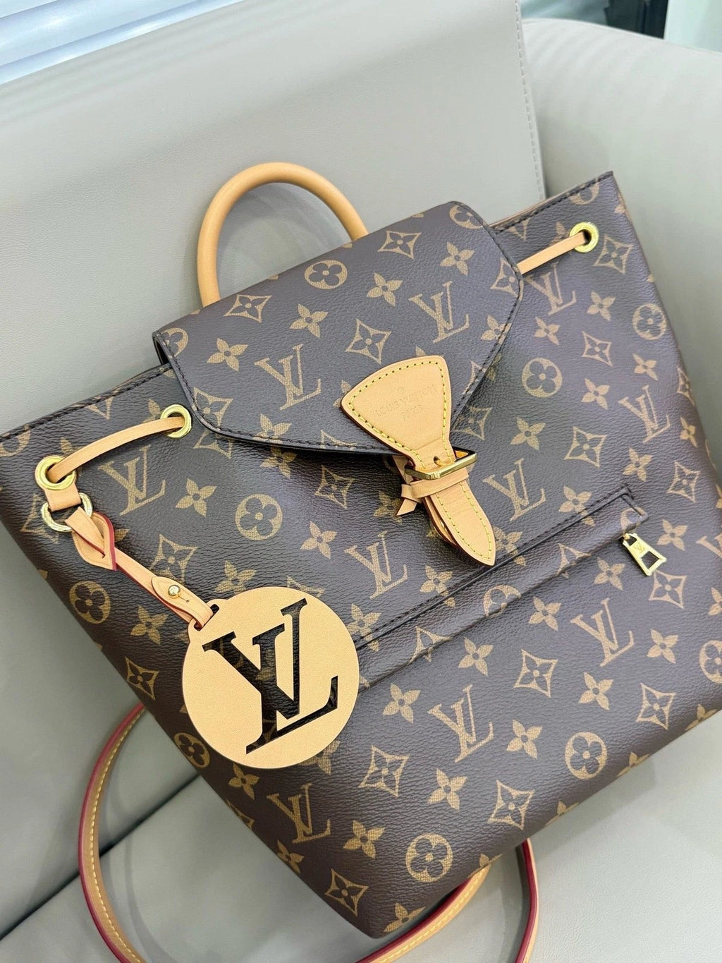 Louis Vuitton Monogram Canvas Montsouris Backpack For Women