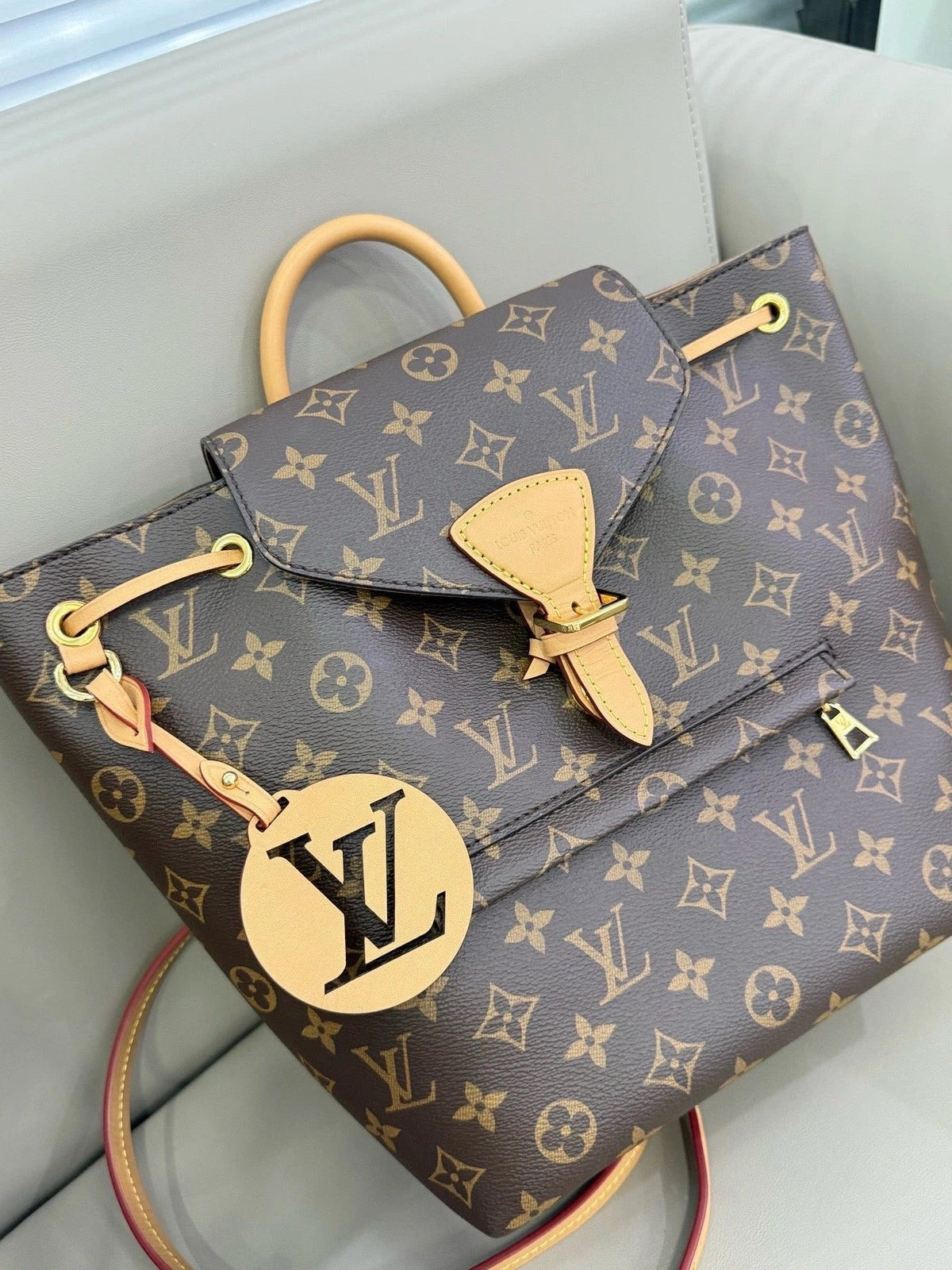 Louis Vuitton Monogram Canvas Montsouris Backpack For Women