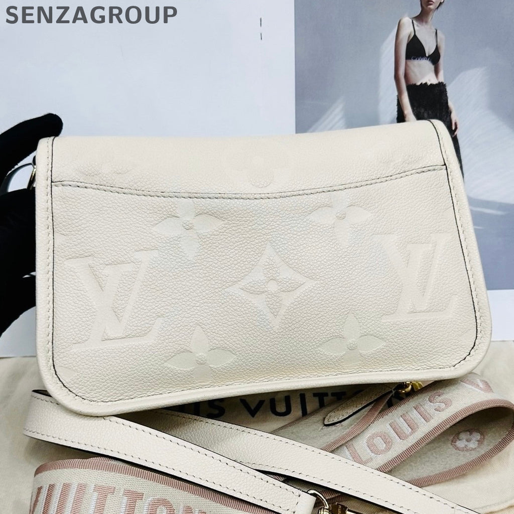 Louis Vuitton Diane Leather Shoulder Bag - Classic Women's Handbag