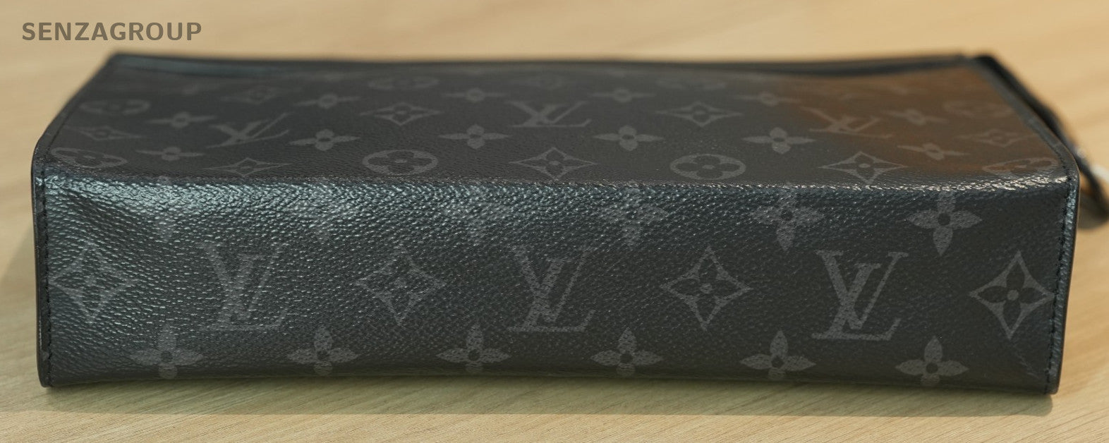 Louis Vuitton Black Monogram Clutch Handbag