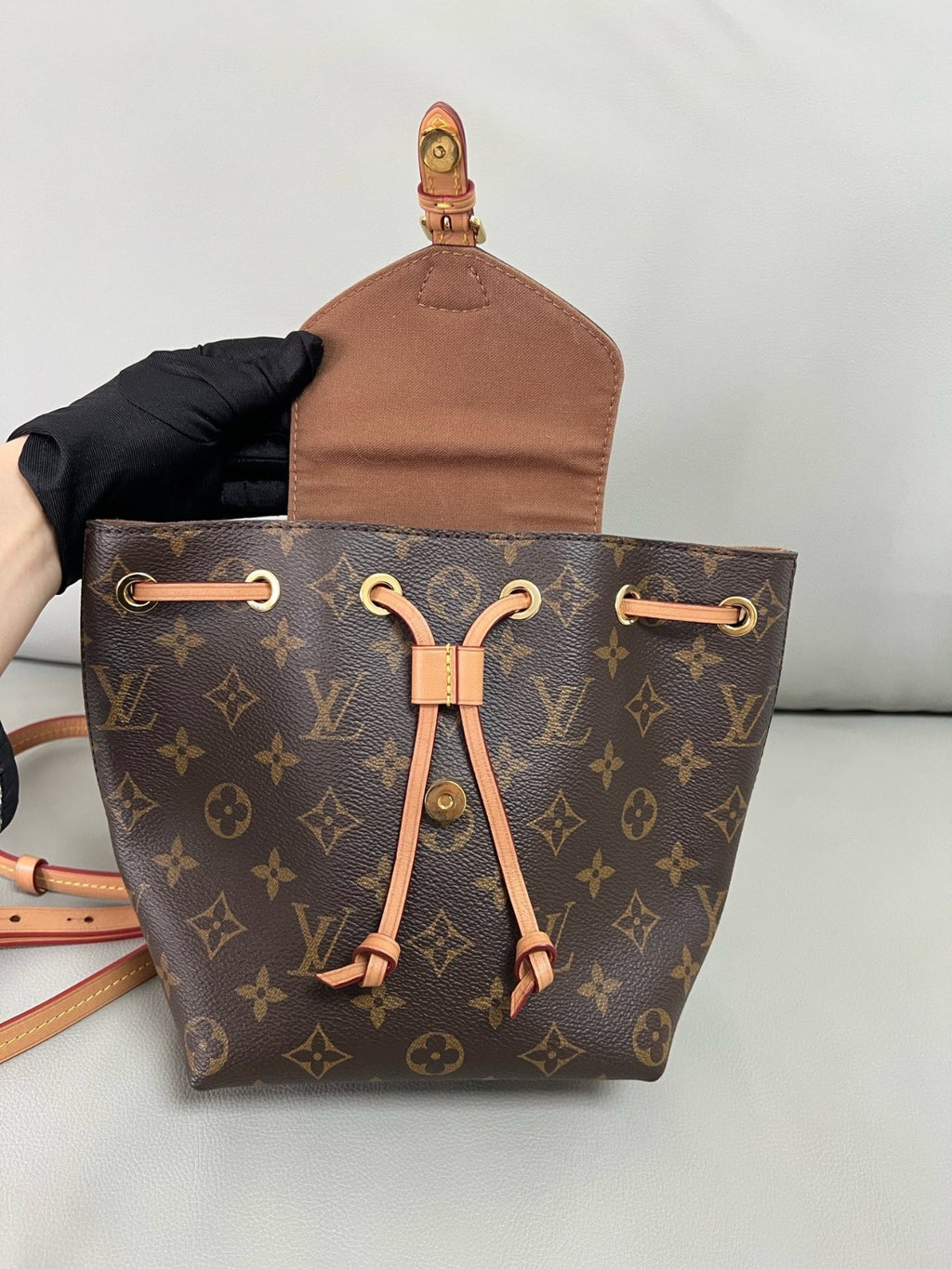 Louis Vuitton montsouris BB Backpack  Monogram Shoulder bag Brown