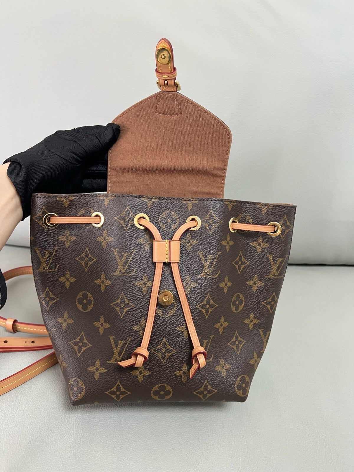 Louis Vuitton montsouris BB Backpack  Monogram Shoulder bag Brown