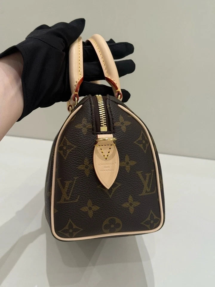Louis Vuitton Speedy20 Canvas Shoulder Bag Top Handle Bag For Women