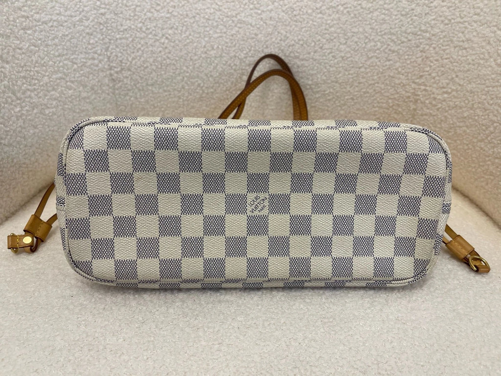 Louis Vuitton Neverfull Damier Shoulder Bag Tote Bag Excellent