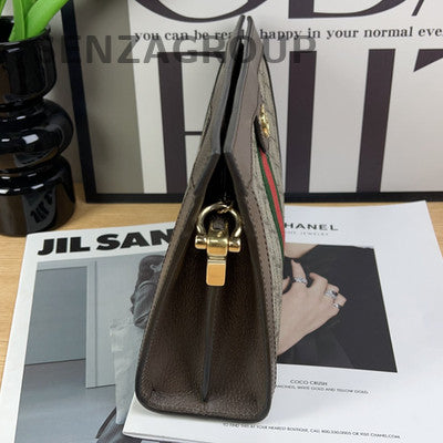 Gucci Ophidia Mini Chain Shoulder Bag Brown Classic Women's