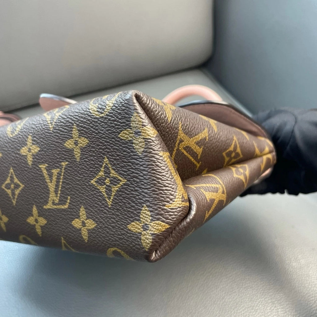 Louis Vuitton Canvas Pink Monogram Locky BB Handbag Crossbody Women