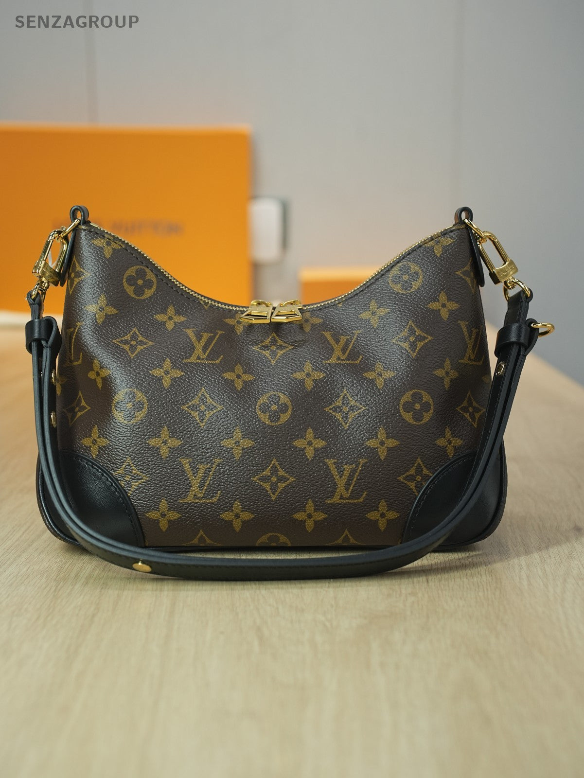 Louis Vuitton Monogram Back boulogne  Shoulder Crossbody bagM45832