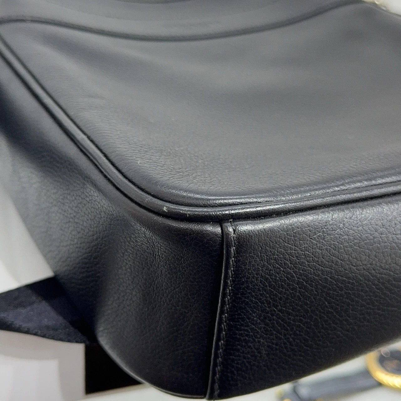 Coach Black Leather Camera Crossbody Shoulder Bag For Women