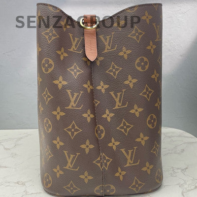 Louis Vuitton NEONOE Monogram Medium Bucket Bag Brown Gold Hardware Women