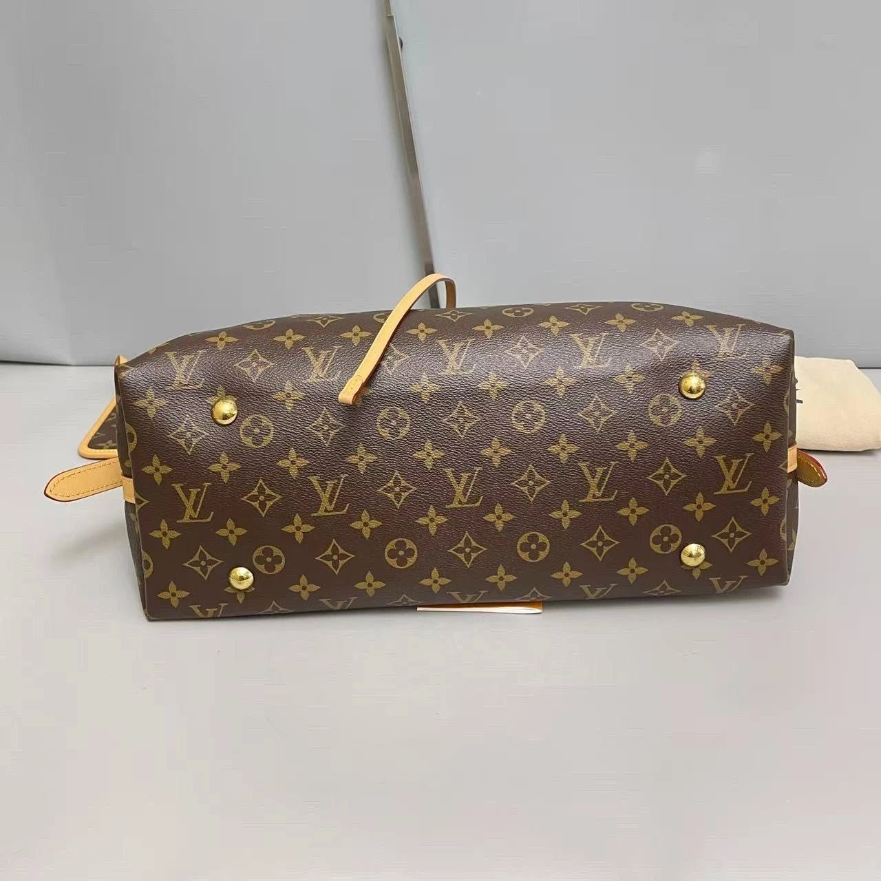 Louis Vuitton Carryall Monogram Brown Shoulder Bag Excellent