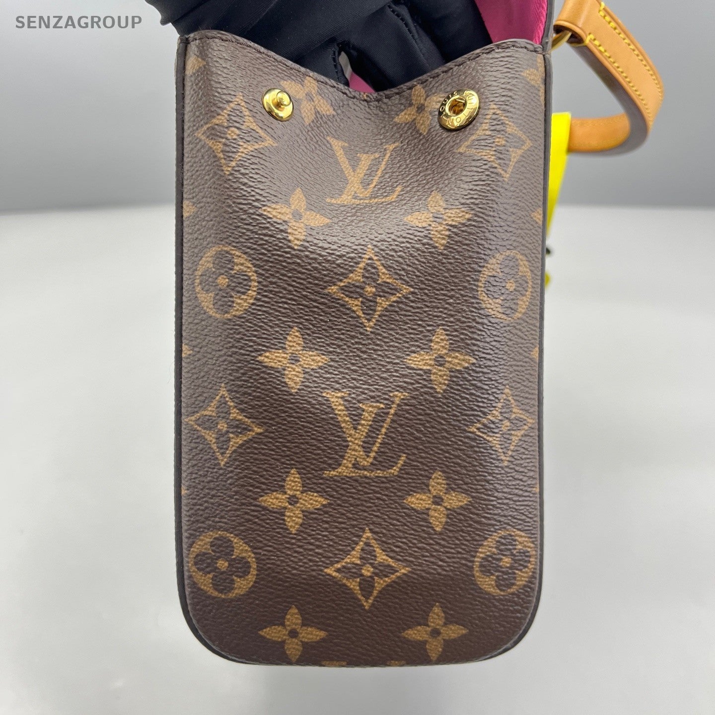 Louis Vuitton Cluny bb PM Monogram Top Handle 2way Shoulder bag Brown Women