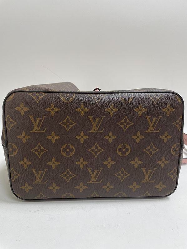 Louis Vuitton NeoNoe Shoulder bucket Bag MM Brown Canvas Monogram Women Classic
