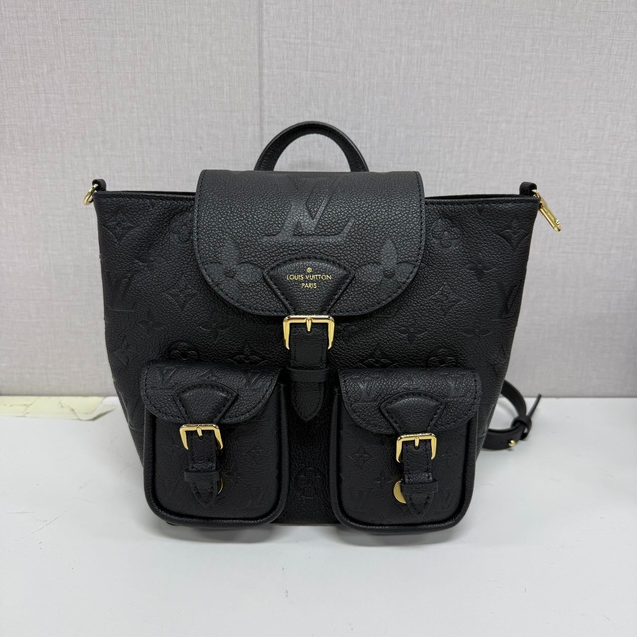 SJ0001 LV Montsorious backpack mini black