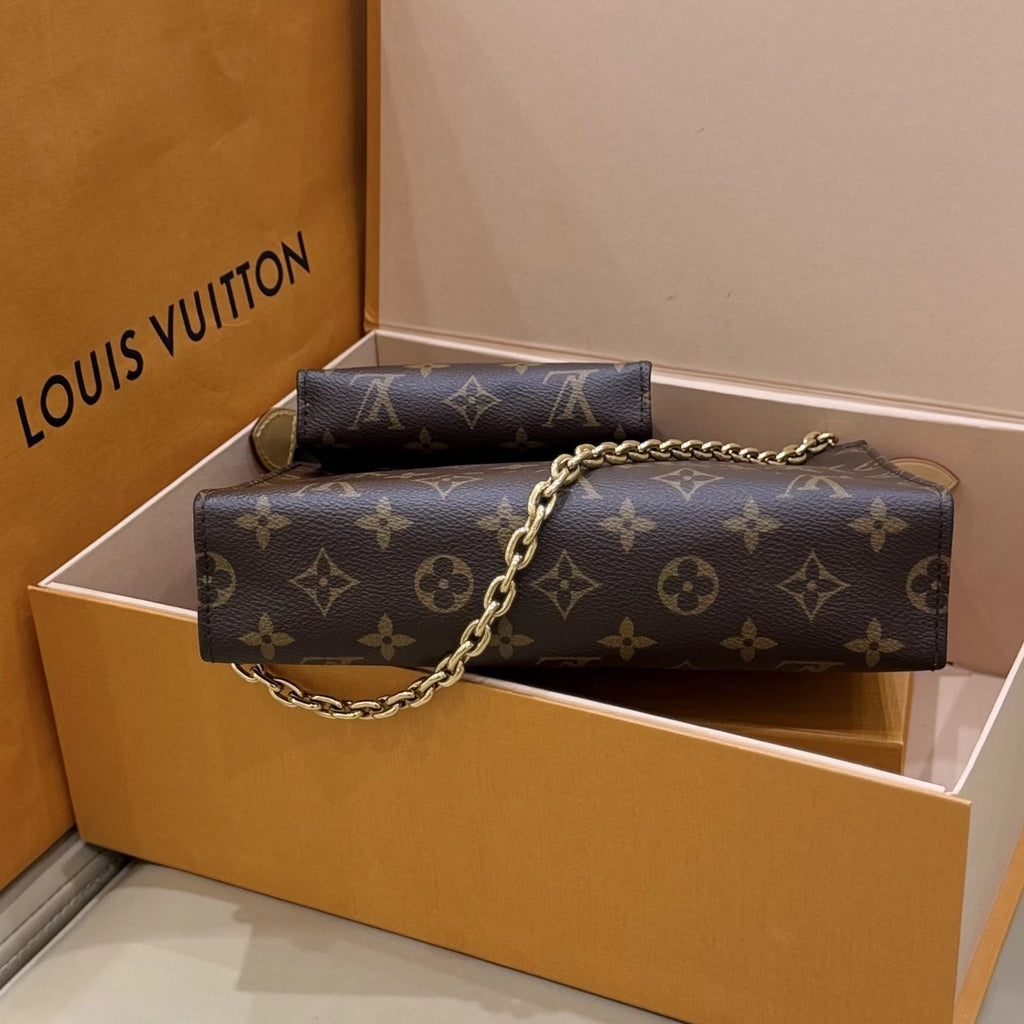 Louis Vuitton Toiletry Pouch On Chain Monogram Canvas Shoulder Bag