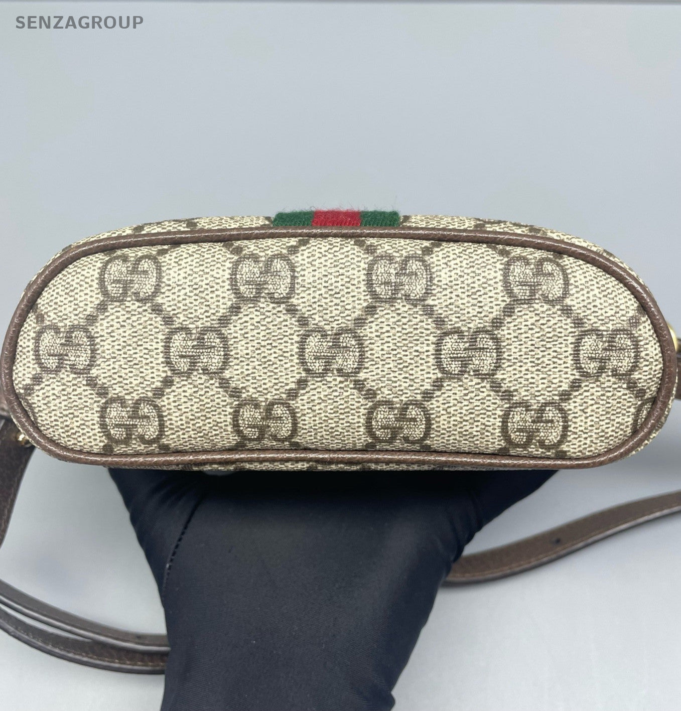Gucci Ophidia Mini Box Crossbody Brown Gold Women Classic Fashion