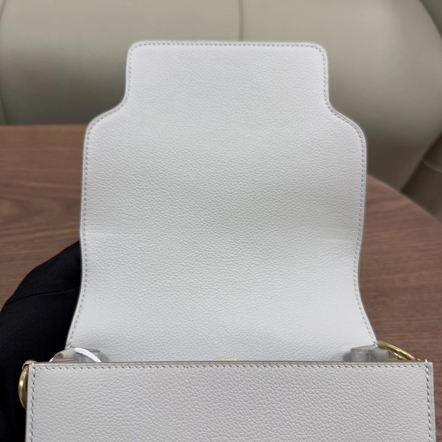 Hermès Roulis 19 Crossbody Shoulder Bag Pearl Grey Women Classic