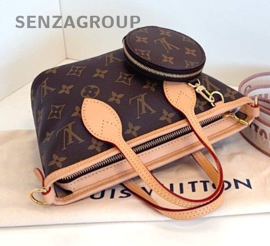 Louis Vuitton Neverfull bb Monogram Handbag 2WAY Shoulder bag Crossbody Women