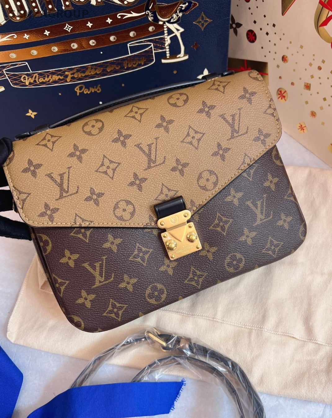 Louis Vuitton Pochette Métis Monogram 2way Shoulder bag Women M44876 Brand NEW