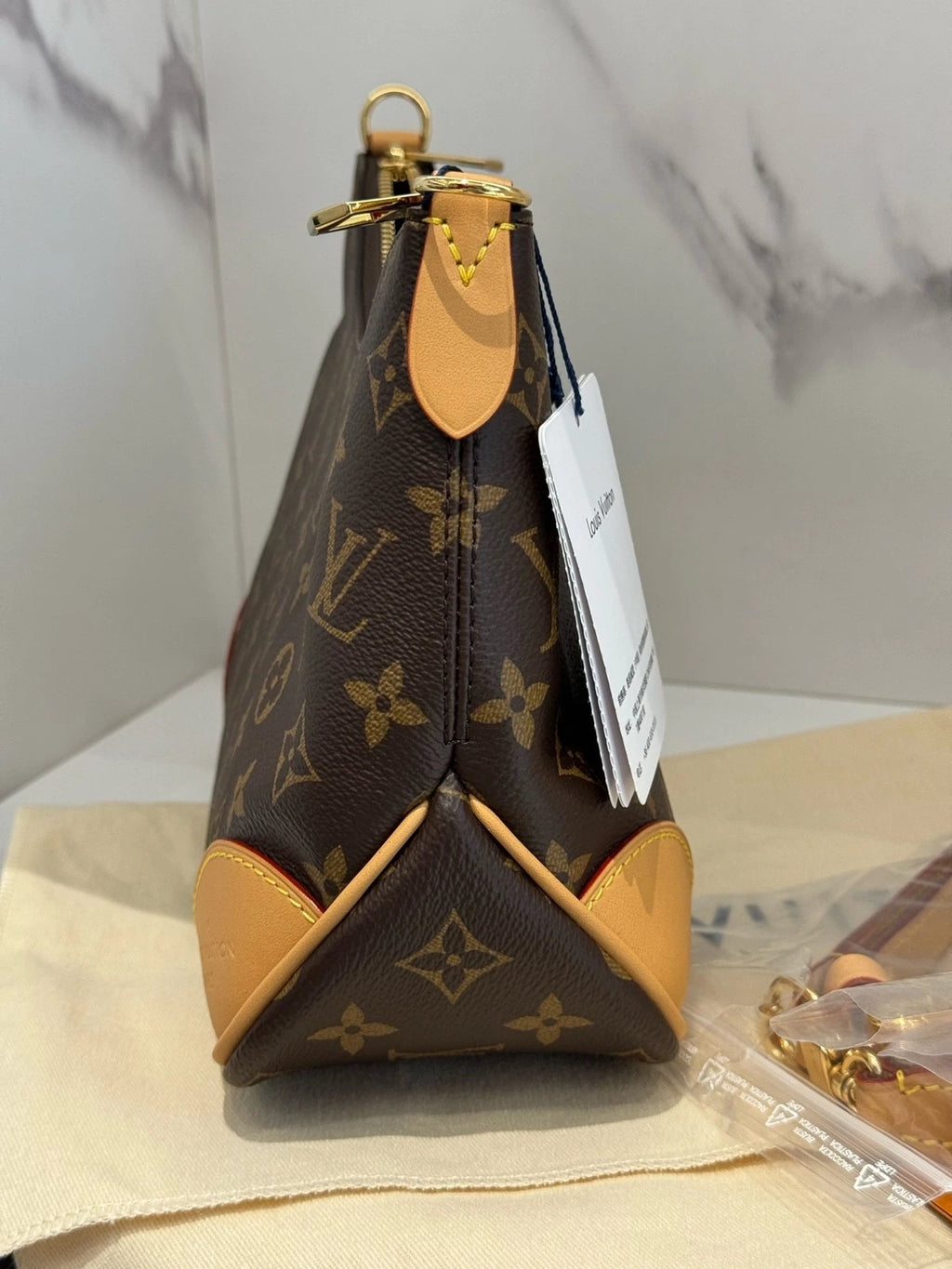 Louis Vuitton Boulogne Classic Monogram Canvas Shoulder Crossbody