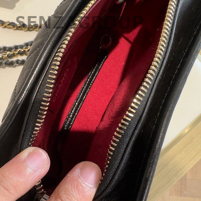 Chanel Small Black Gold Gabrielle Hobo Bag Chain Shoulder Crossbody Classic