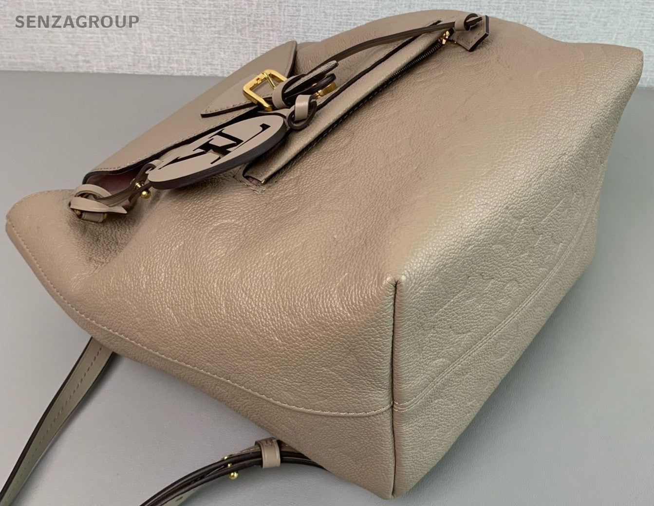 Louis Vuitton Montsouris Backpack Elephant Grey Alomost Brand NEW Chip Version