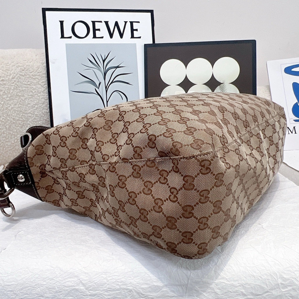 Gucci Vintage Monogram Canvas Shoulder Crossbody For Women