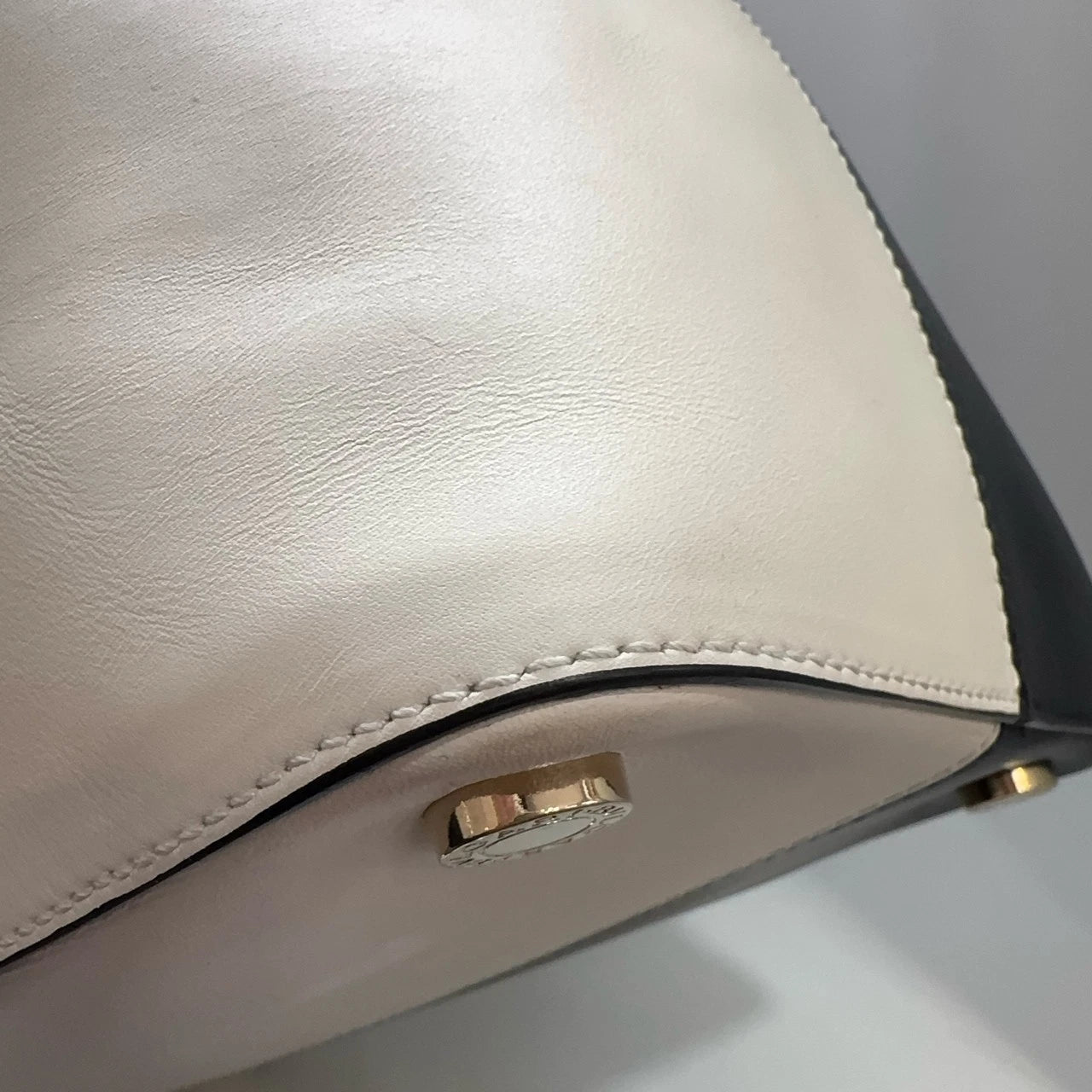 Bvlgari Black White Two-tone Panda Bucket Crossbody Handbag For Women