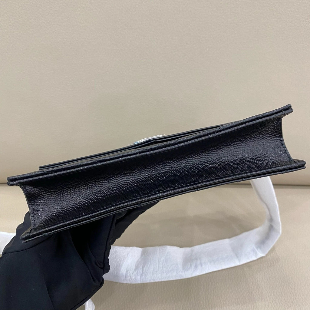 YSL Black Envelope WOC Crossbody Bag For Women