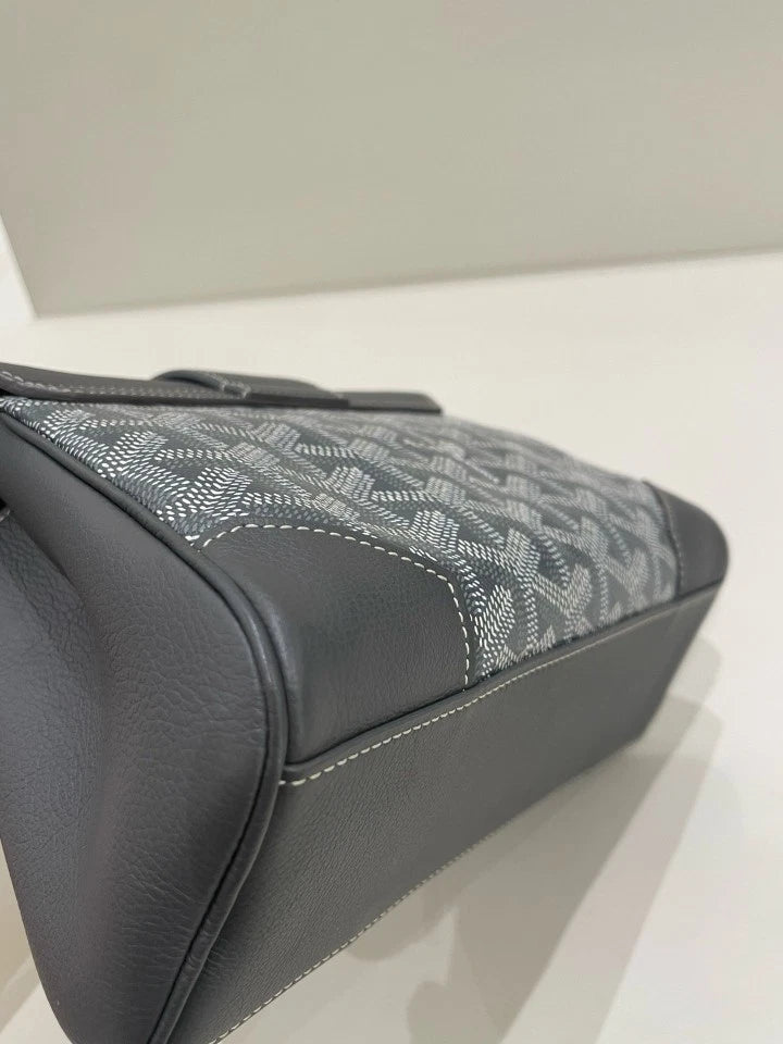 Goyard Saigon Mini Gray Top Handle Bag For Women