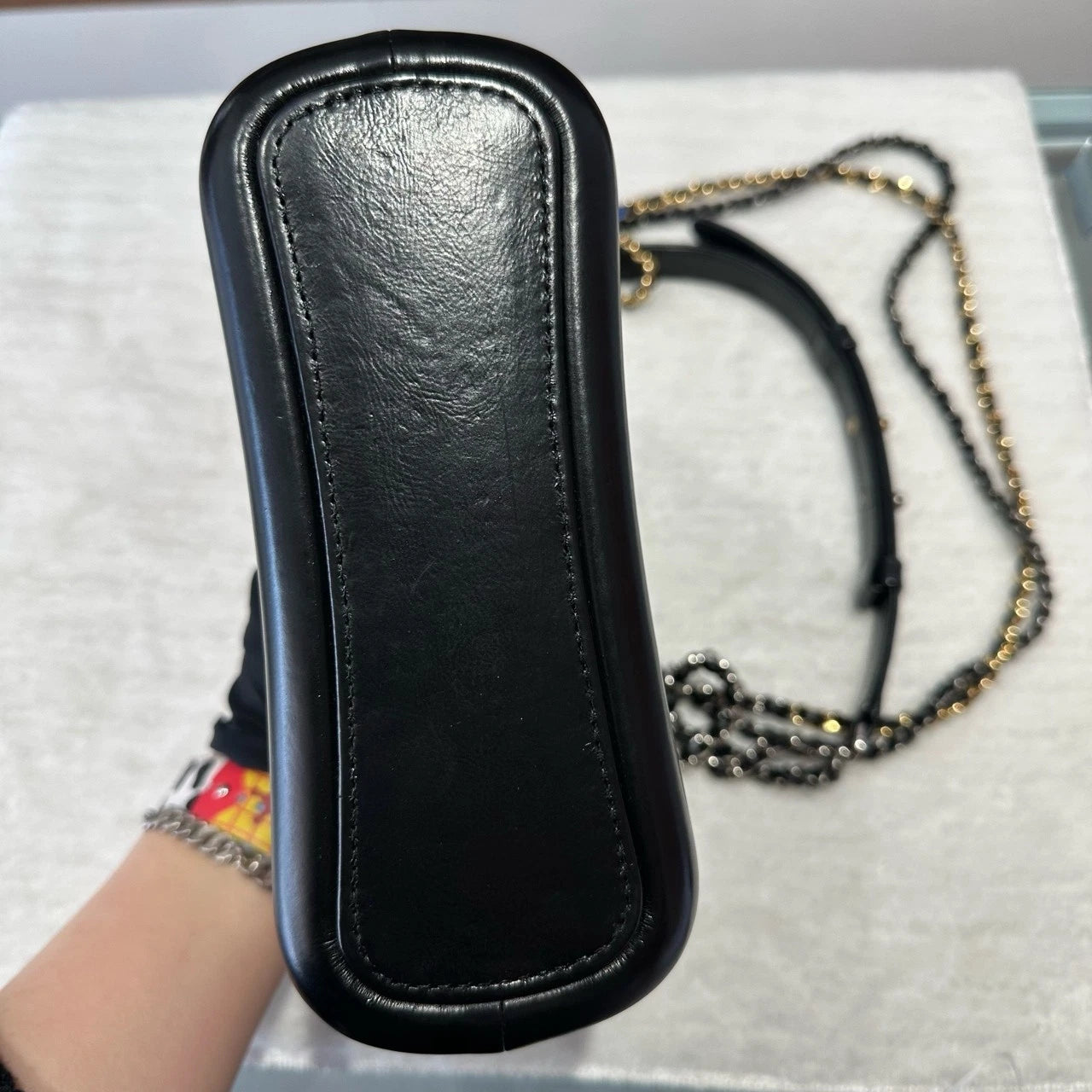 CHANEL Black Calfskin Small Shoulder Bag For Women