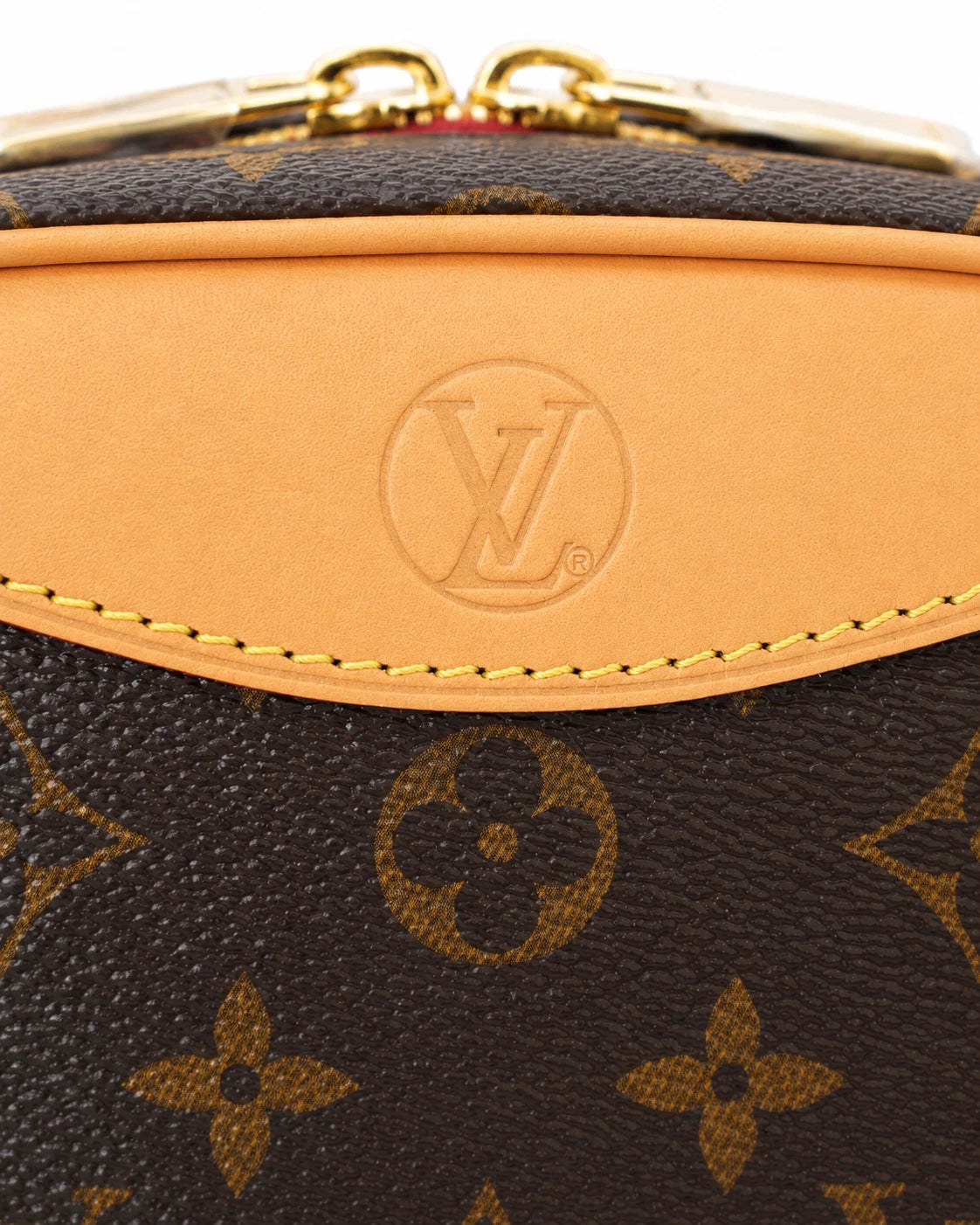 Louis Vuitton Deauville Monogram Canvas Shoulder Bag Crossbody Excellent