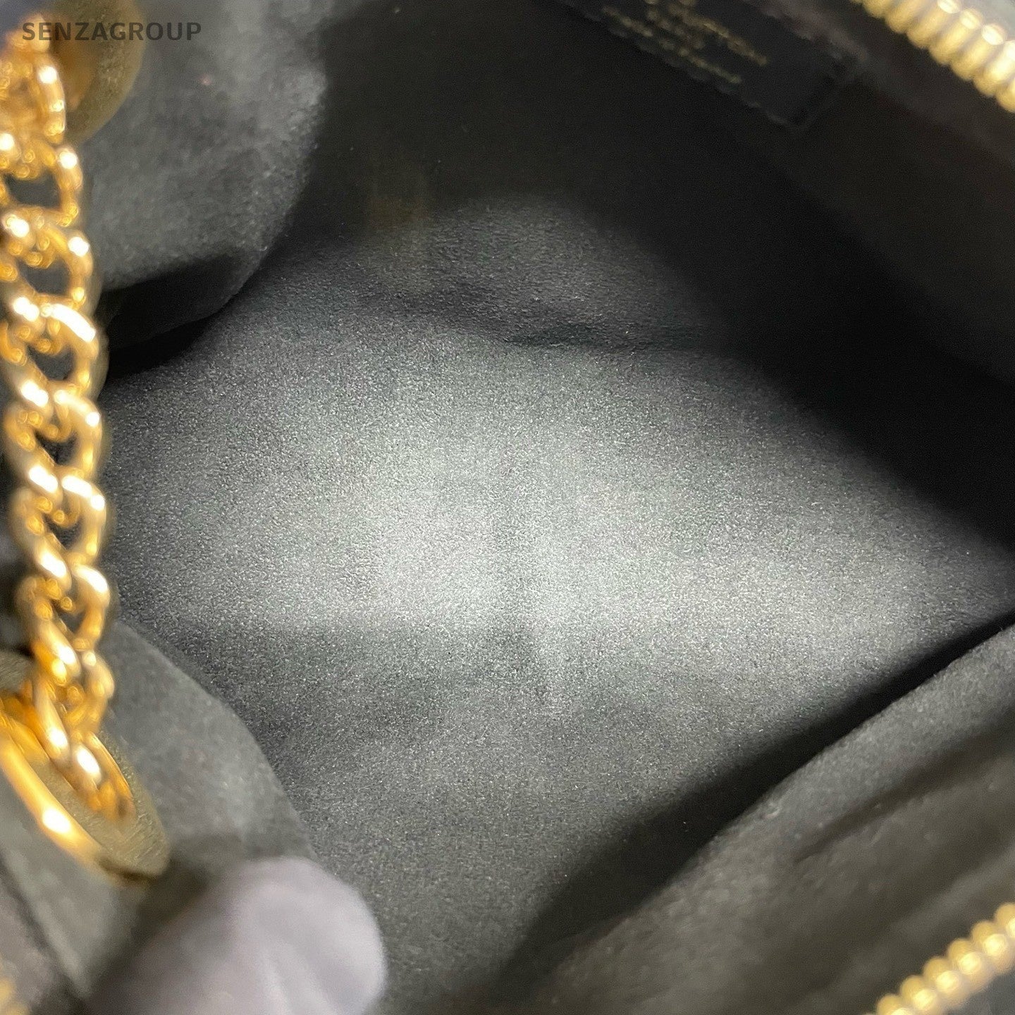 Louis Vuitton Surene BB Monogram Chain Shoulder Bag Crossbody Brown Gold Women