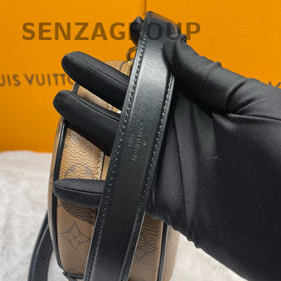 Louis Vuitton Monogram Boite Chapeau Souple MM Brown Gold Women's Bag
