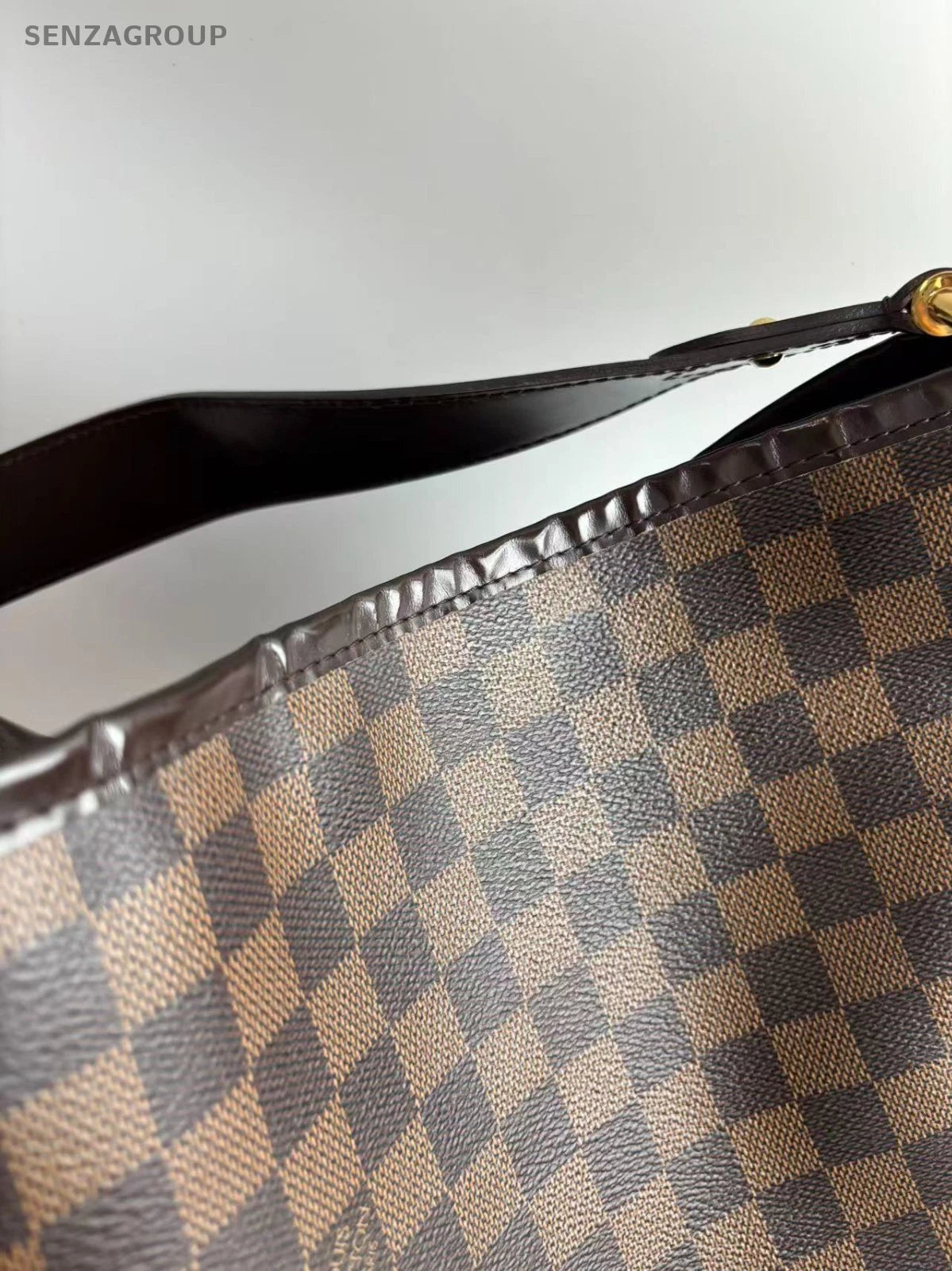 SJ0001 Louis Vuitton coated canvas Tote Bags Delightful damier hobo （Z）