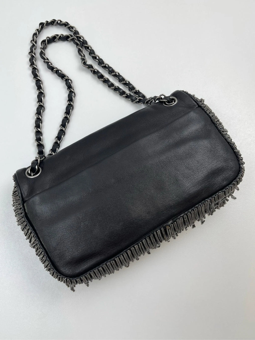CHANEL Byzantine Tassel Leather Shoulder Bag For Women