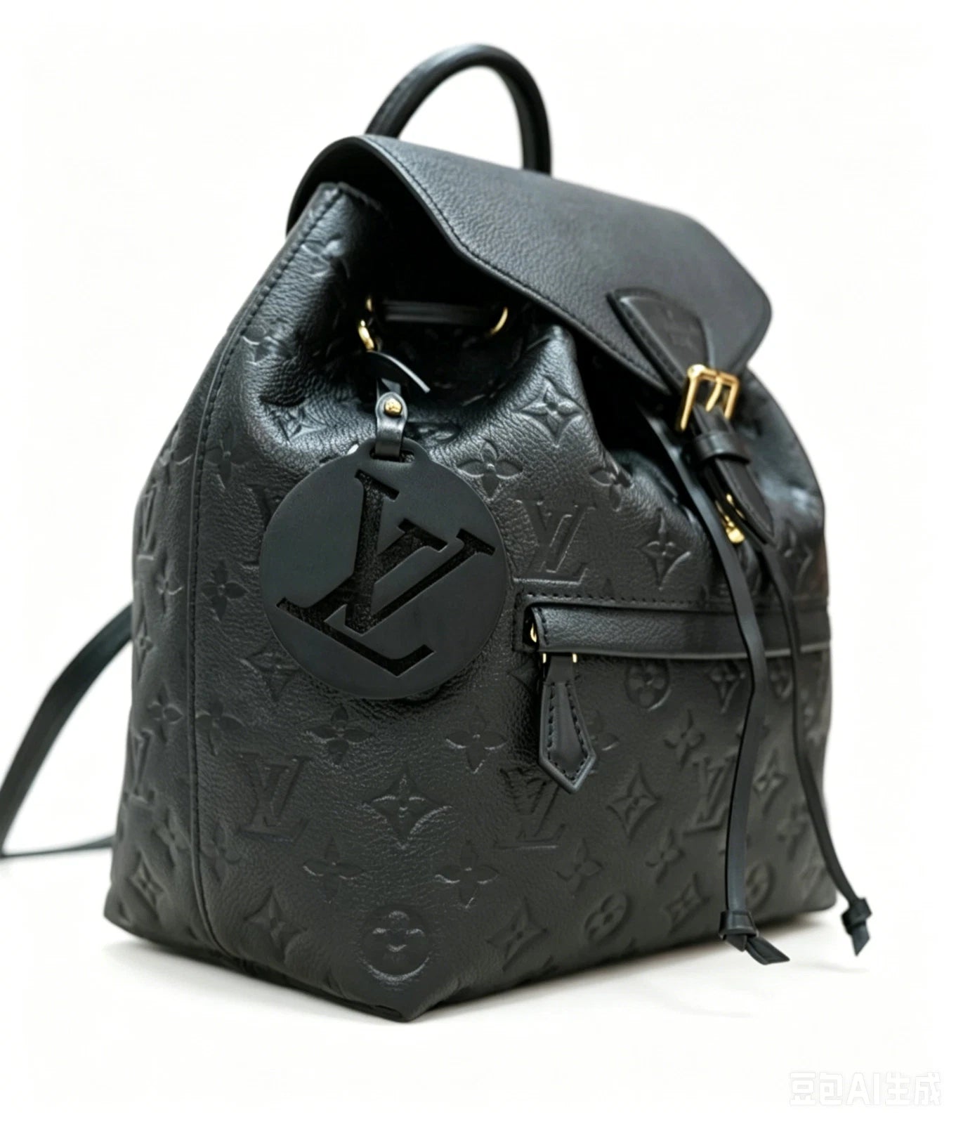 Louis Vuitton Montsouris Monogram Black Empreinte Backpack Almost Brand NEW