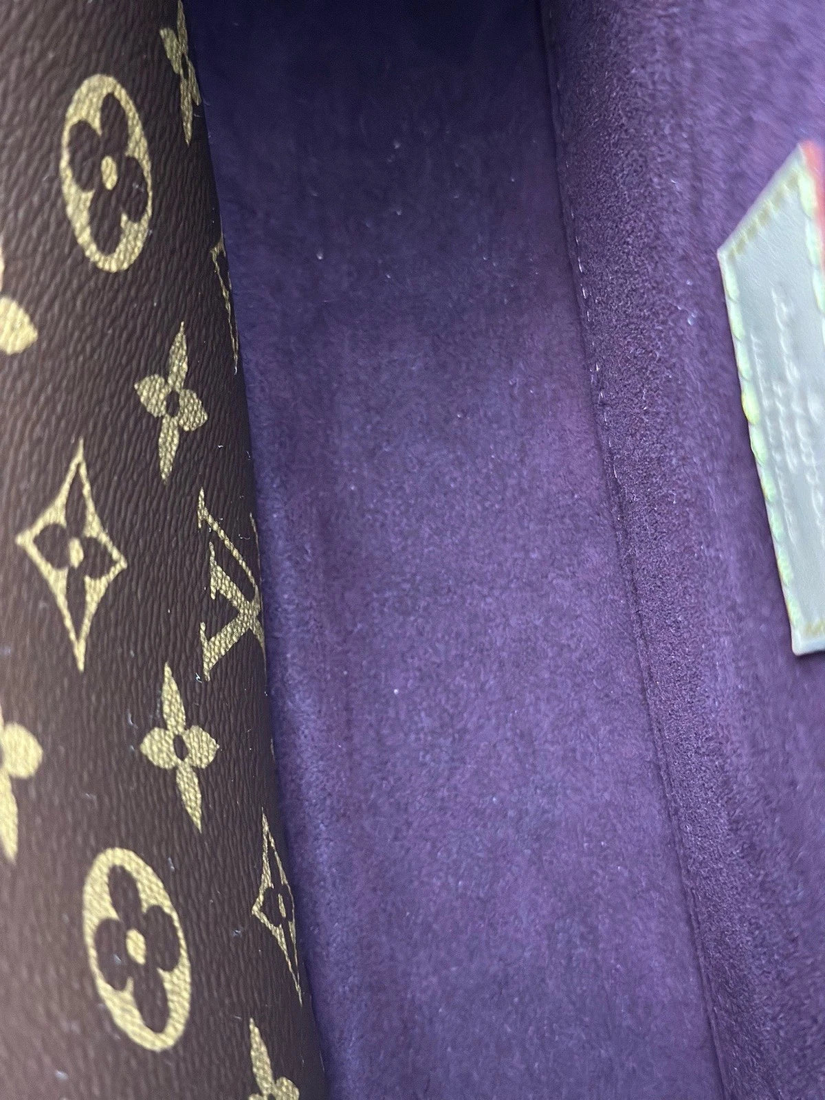 New Louis Vuitton Montaigne MM Monogram Canvas Calfskin Handbag Shoulder Bag