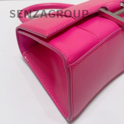 Balenciaga Pink Silver Small Handbag Shoulder Crossbody Bag Women Classic